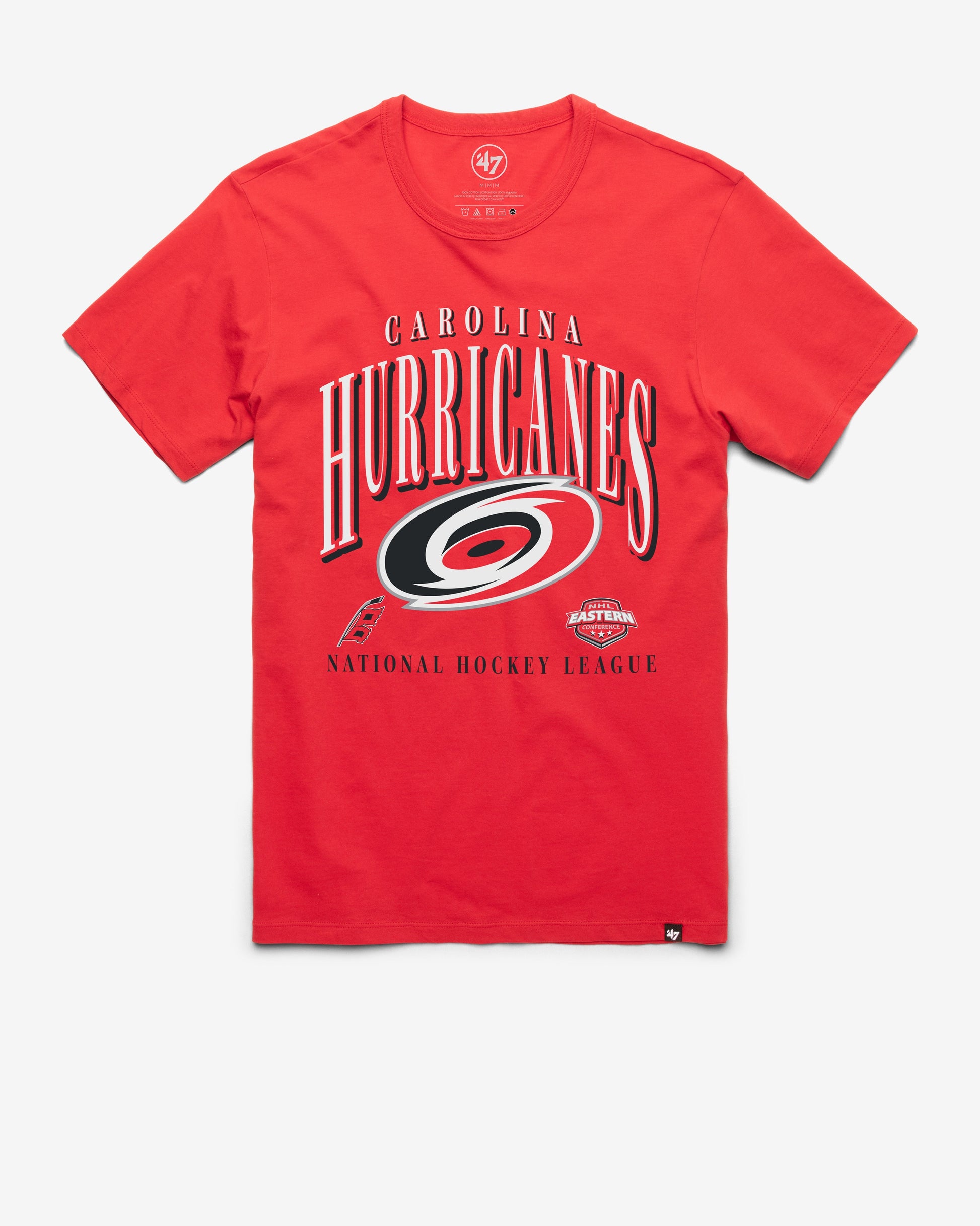 CAROLINA HURRICANES CREASE '47 FRANKLIN TEE RACER RED