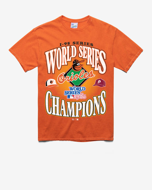 BALTIMORE ORIOLES BCPTN WORLD LOCKER VINTAGE '47 TUBULAR TEE DT ORANGE