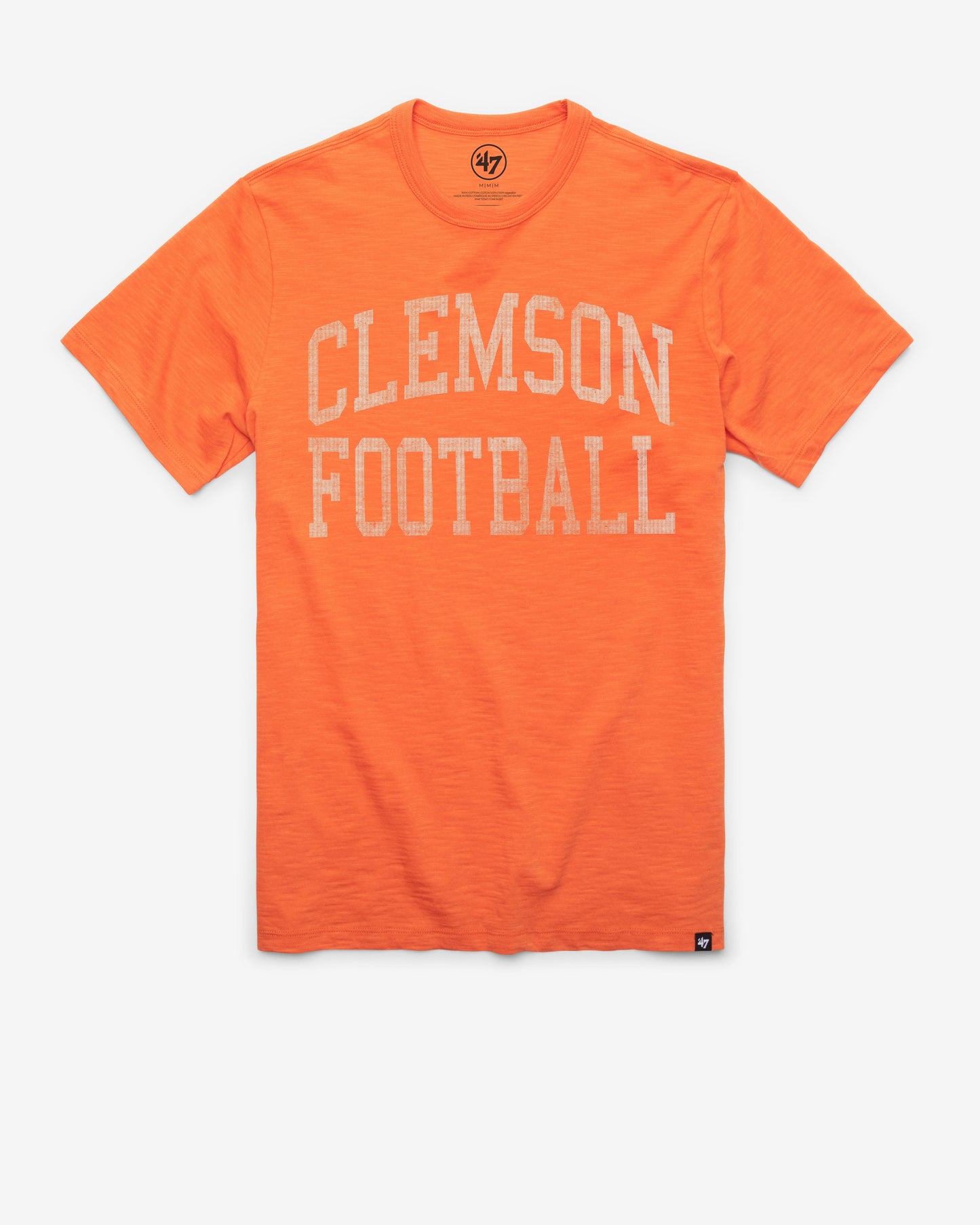 CLEMSON TIGERS CLASSIC BLOCK '47 SCRUM TEE CARROT