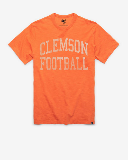 CLEMSON TIGERS CLASSIC BLOCK '47 SCRUM TEE CARROT