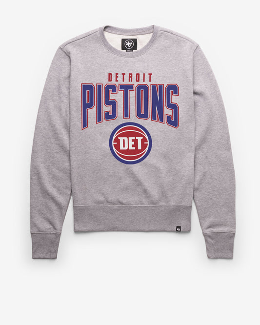 DETROIT PISTONS TEAM ELEMENTS ARCH '47 HEADLINE CREW SLATE GREY