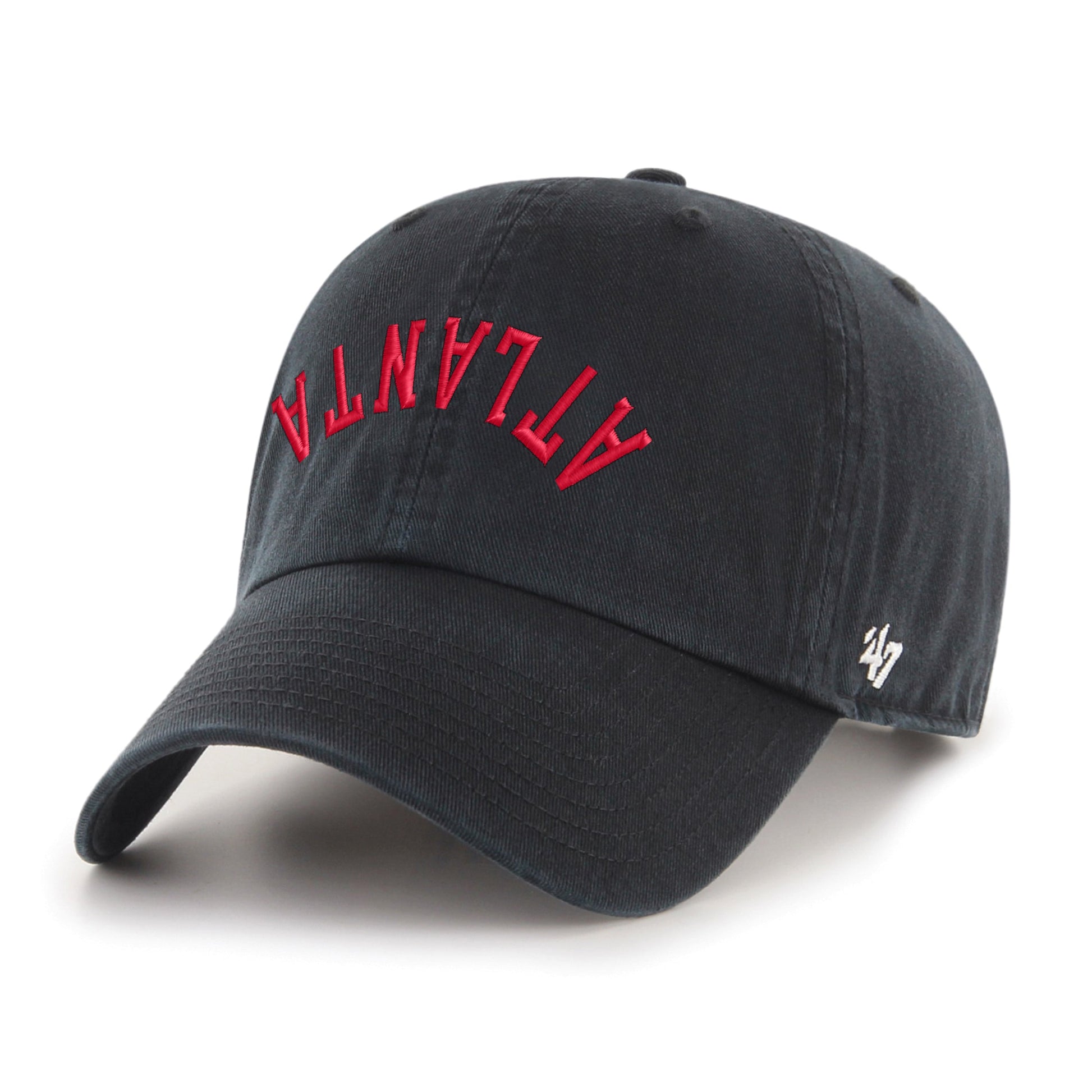 ATLANTA FALCONS UPSIDE DOWN '47 CLEAN UP BLACK