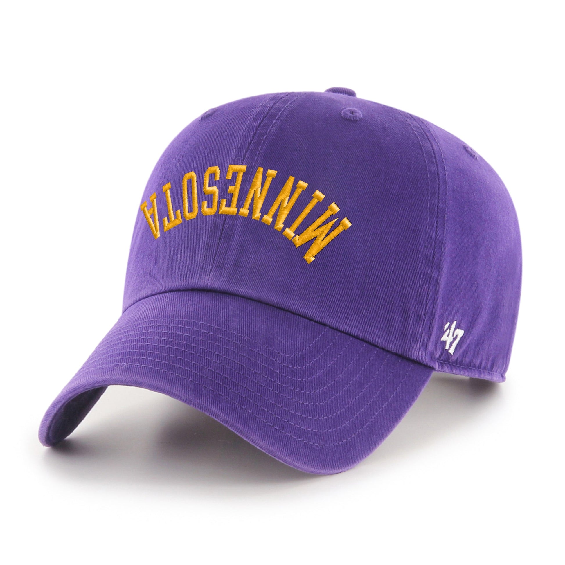 MINNESOTA VIKINGS UPSIDE DOWN '47 CLEAN UP PURPLE