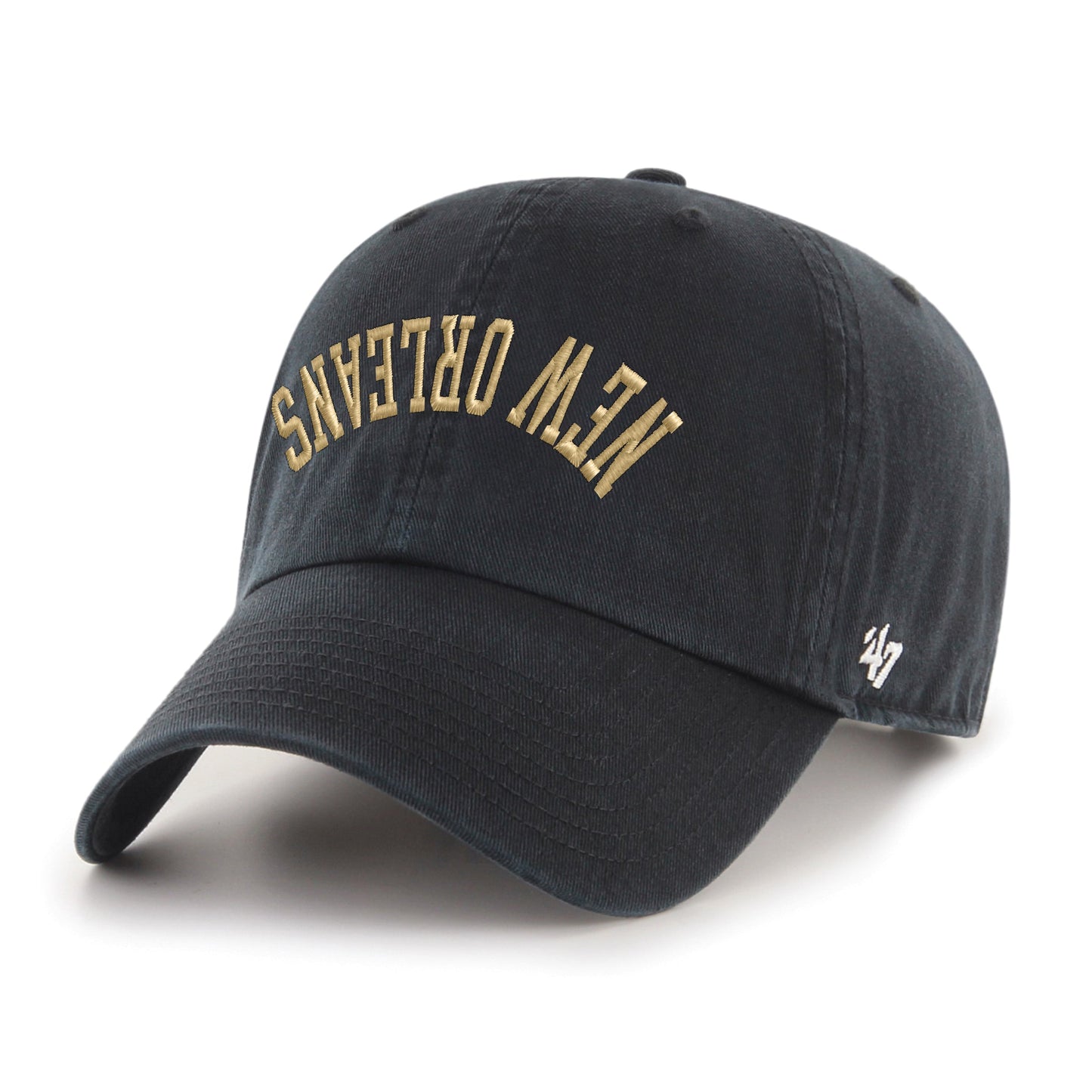 NEW ORLEANS SAINTS UPSIDE DOWN '47 CLEAN UP BLACK
