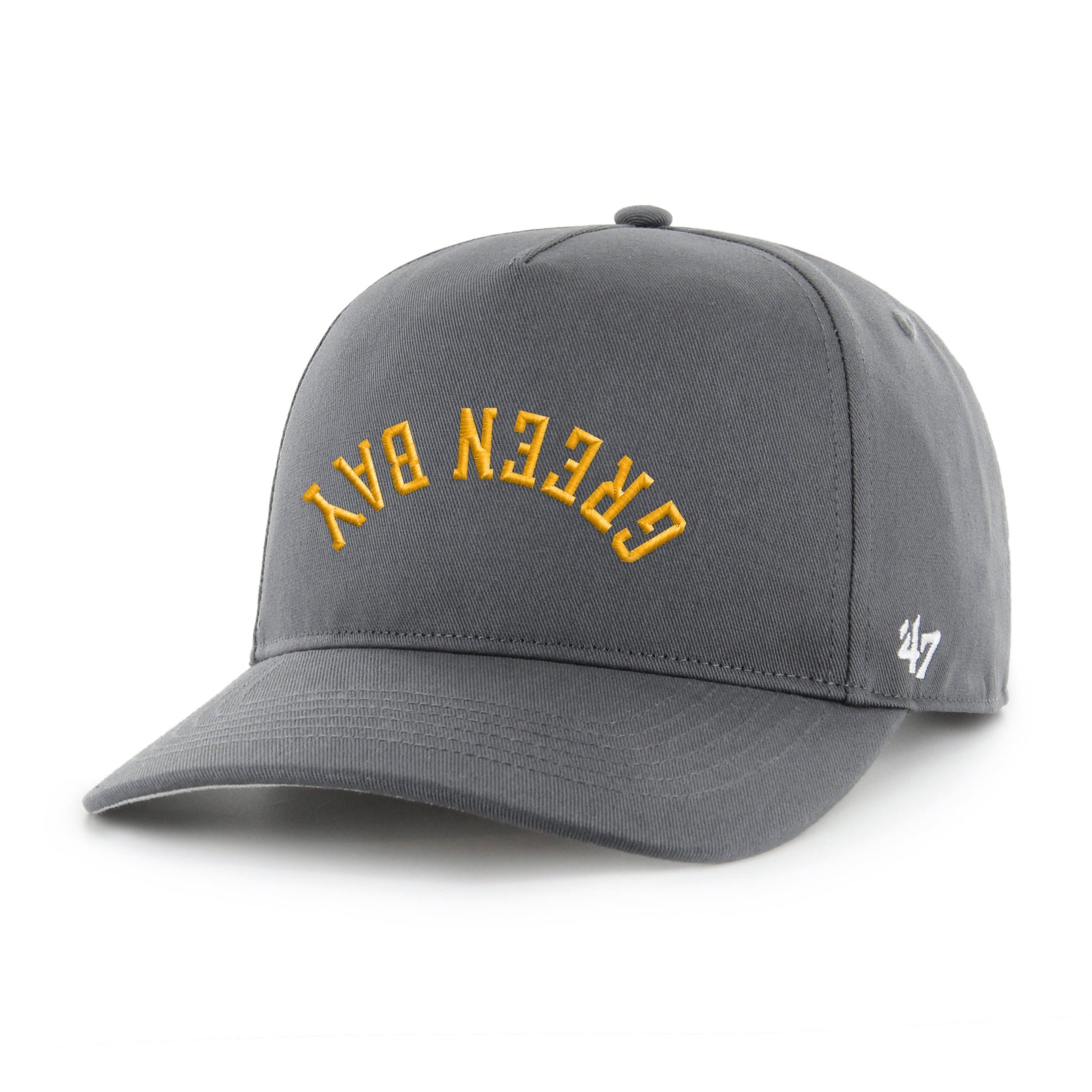 GREEN BAY PACKERS UPSIDE DOWN '47 HITCH RF RELAXED FIT CHARCOAL