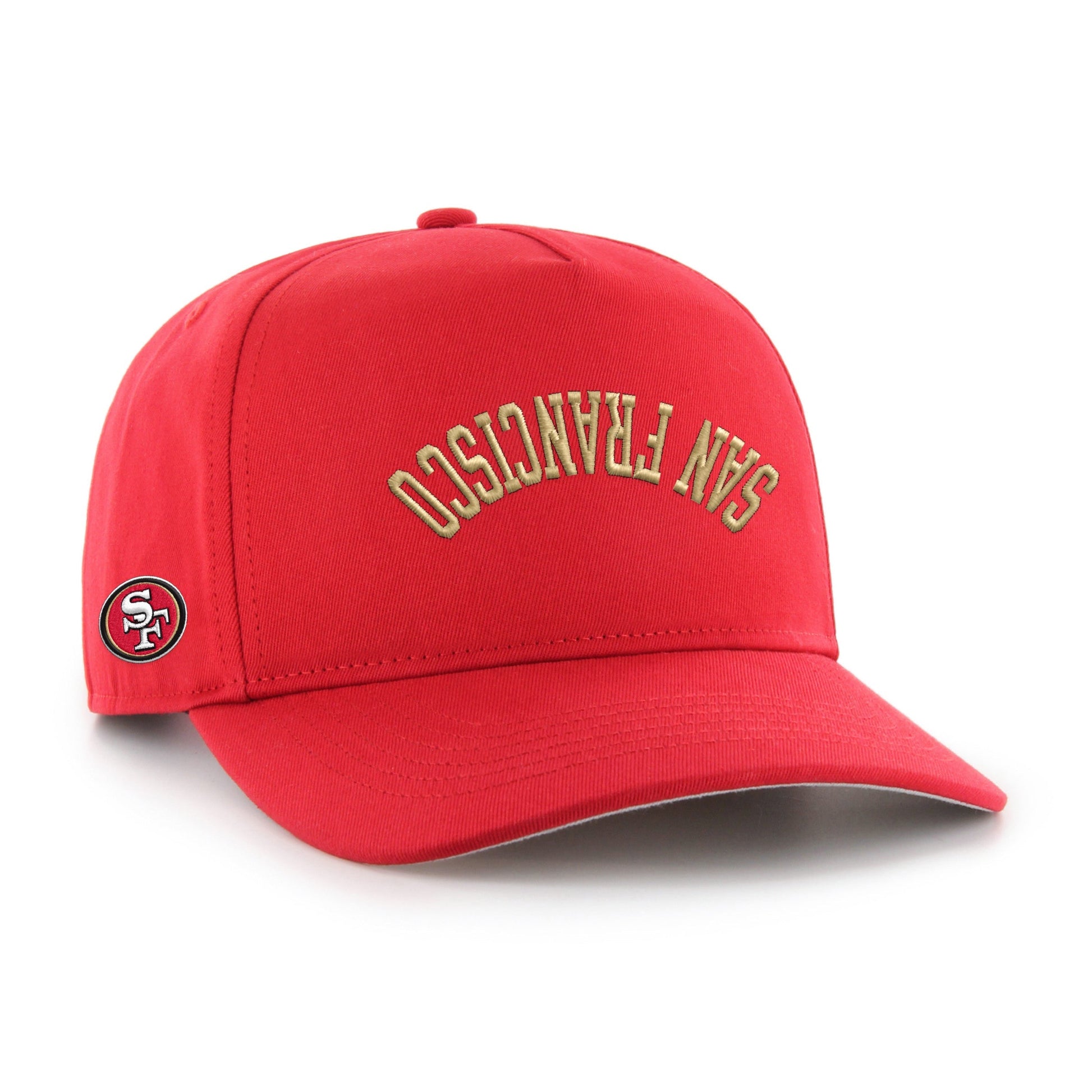 SAN FRANCISCO 49ERS UPSIDE DOWN '47 HITCH RF RELAXED FIT RED