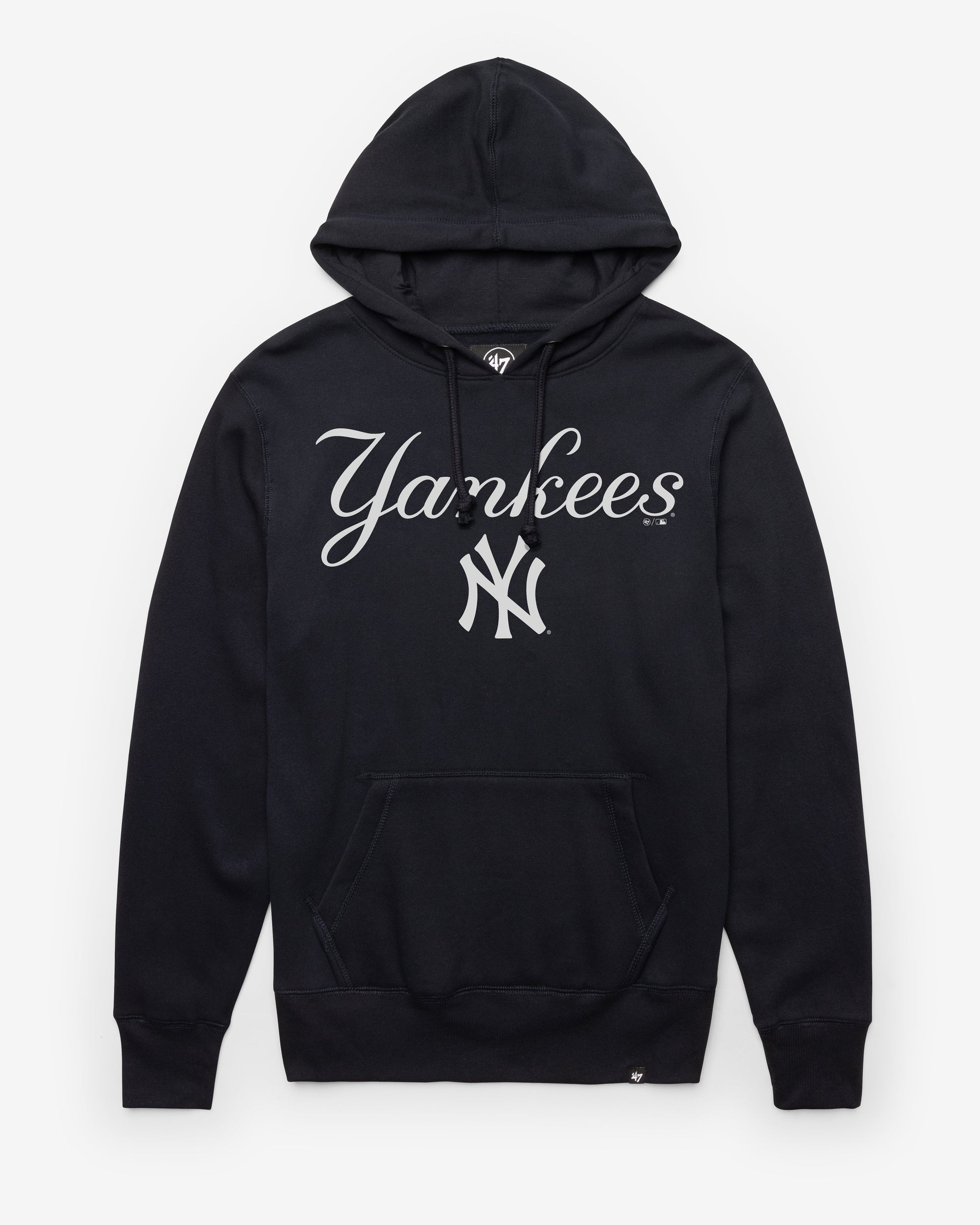 NEW YORK YANKEES PREGAME '47 HEADLINE HOOD FALL NAVY