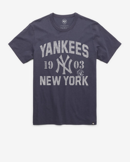 NEW YORK YANKEES ON TRACK '47 FRANKLIN TEE ATLAS BLUE