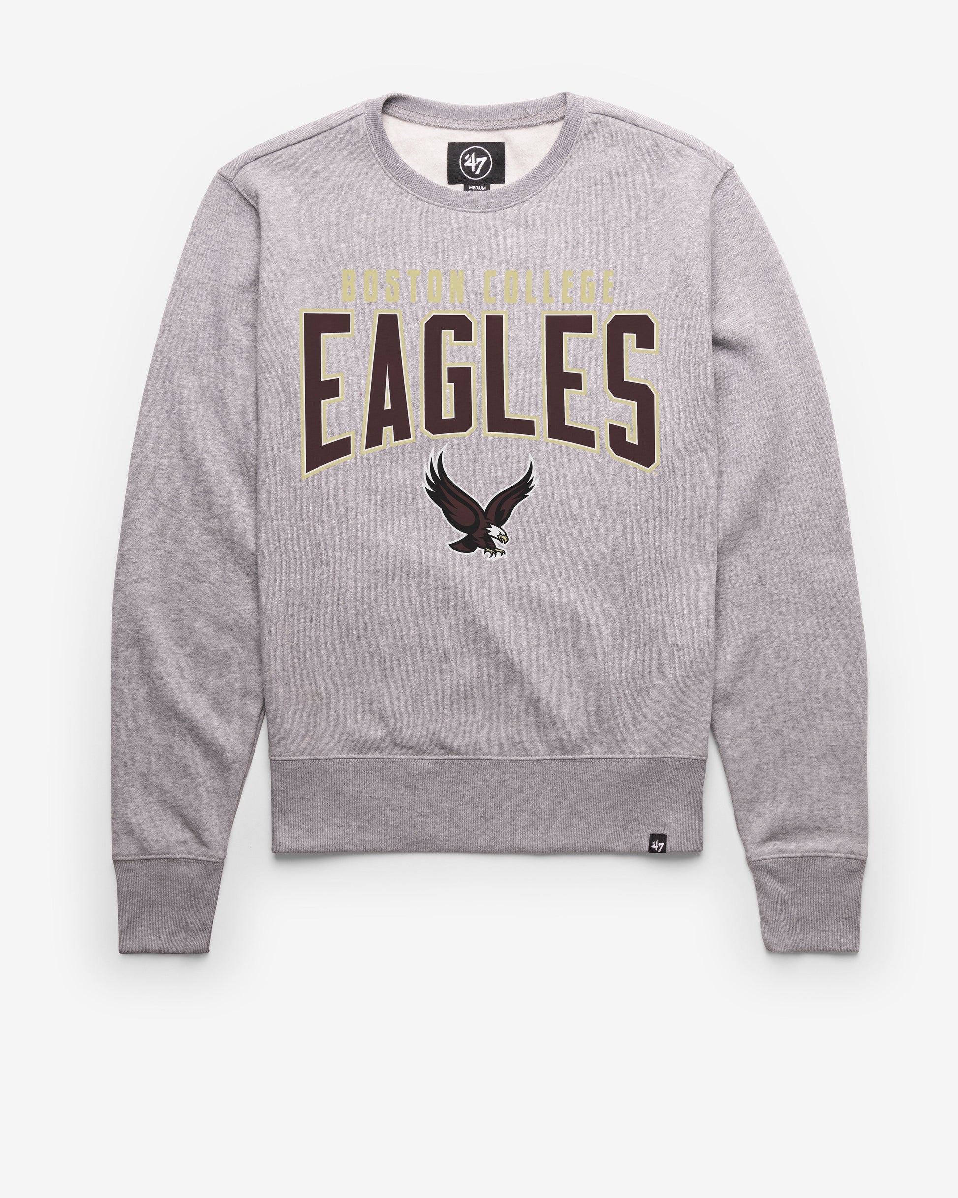 BOSTON COLLEGE EAGLES BC TEAM ELEMENTS ARCH '47 HEADLINE CREW SLATE GREY