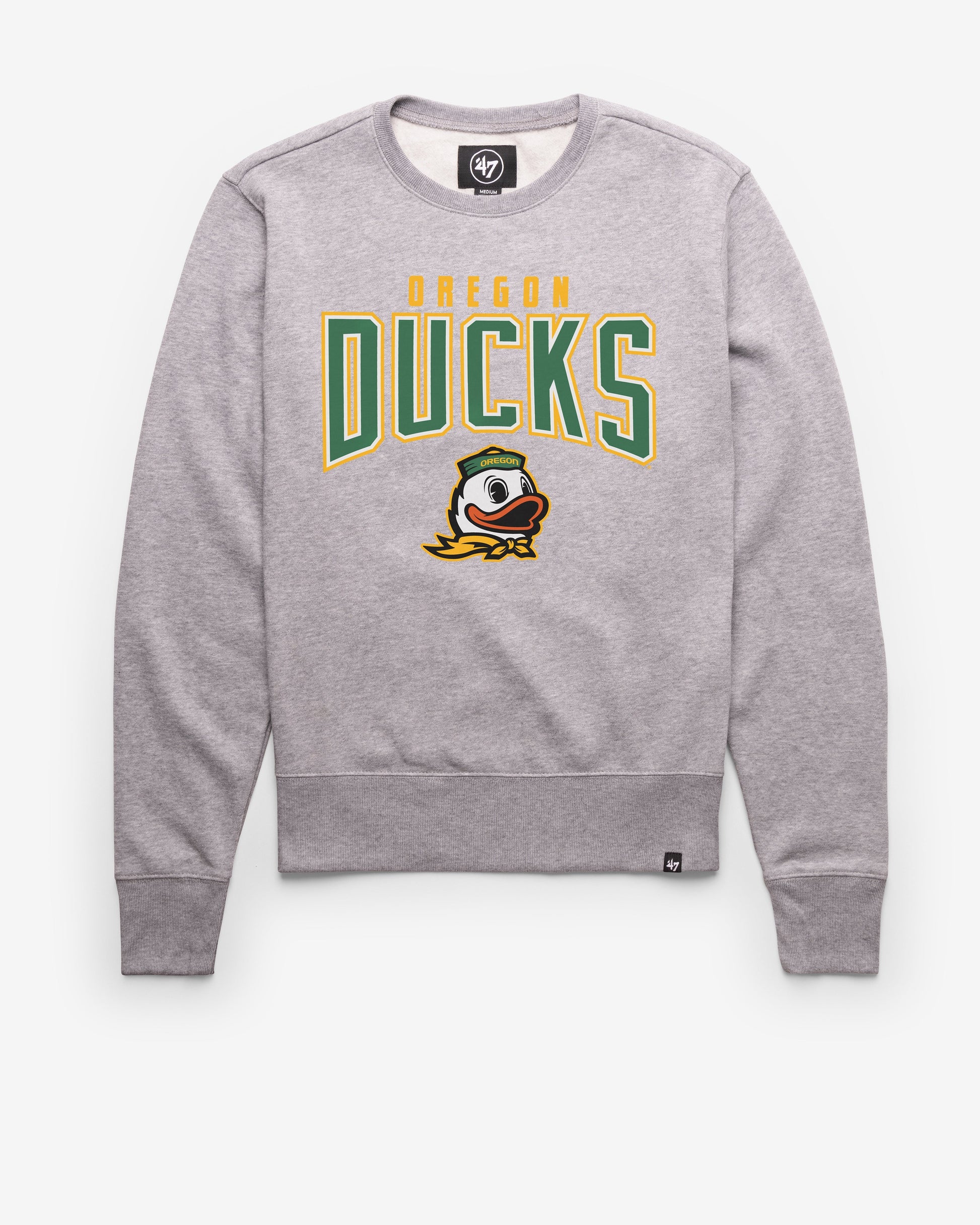 OREGON DUCKS TEAM ELEMENTS ARCH '47 HEADLINE CREW SLATE GREY