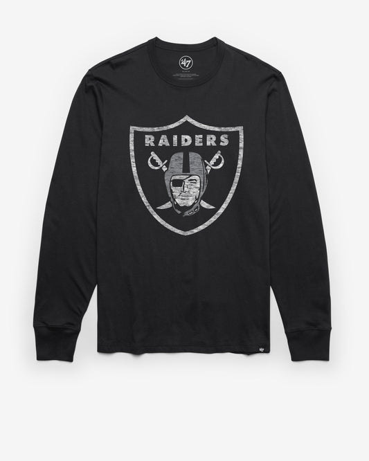 LAS VEGAS RAIDERS PREMIER '47 FRANKLIN LONG SLEEVE TEE FLINT BLACK