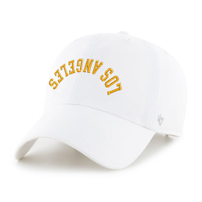 LOS ANGELES CHARGERS UPSIDE DOWN '47 CLEAN UP WHITE