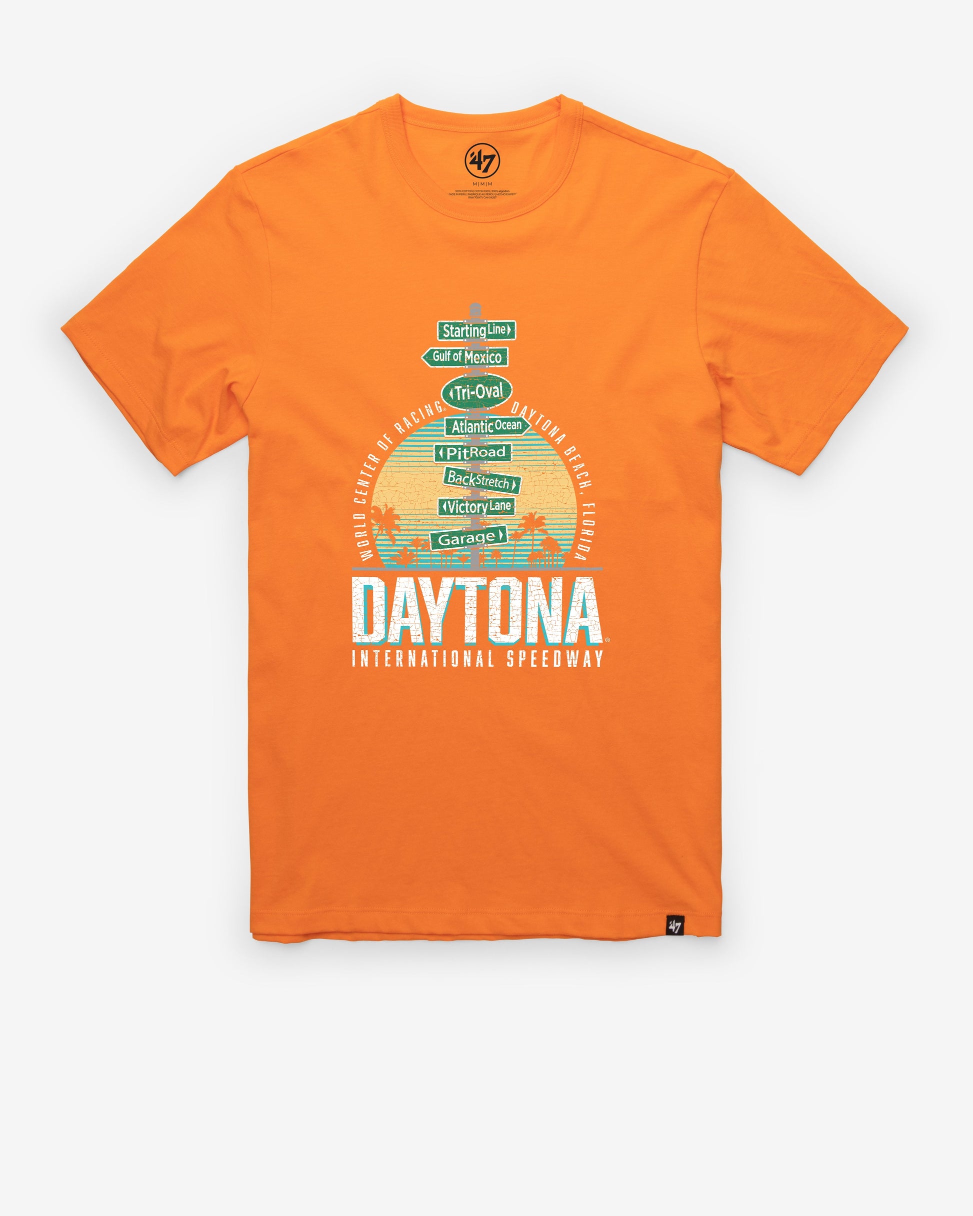 DAYTONA 500 EVENT REGIONAL '47 FRANKLIN TEE SIGNAL ORANGE