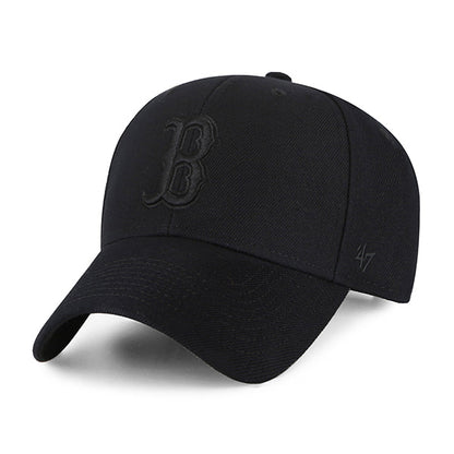 BOSTON RED SOX COOPERSTOWN WORLD SERIES SURE SHOT SNAPBACK '47 MVP BLACK