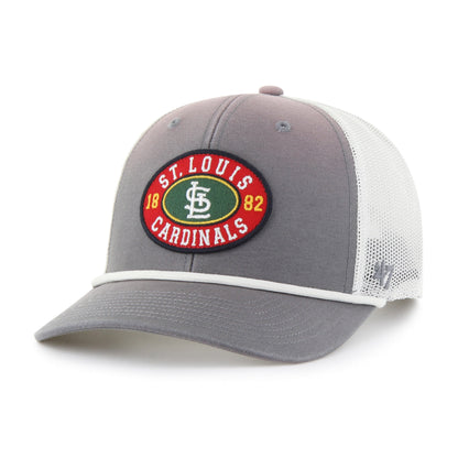 ST. LOUIS CARDINALS TIDE SWEEP ROPE '47 TRUCKER DARK GRAY