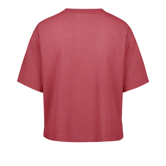 TEXAS RANGERS COOPERSTOWN SHALE '47 MONTAUK CROP TEE WOMENS DUSTED CAYENNE