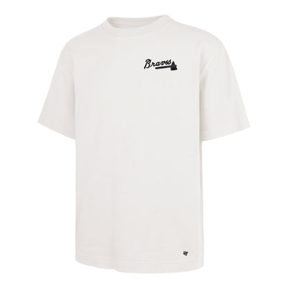 ATLANTA BRAVES POSTERED '47 FOUNDATION TEE SANDSTONE