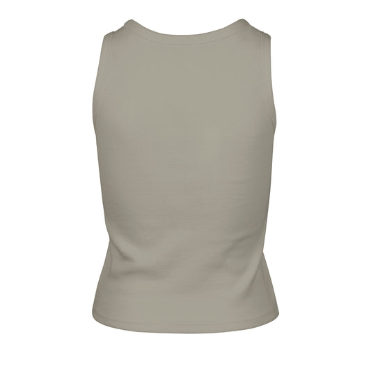 NASCAR MICRO EMB '47 BABY RIB TANK WOMENS SYSTEM GREY