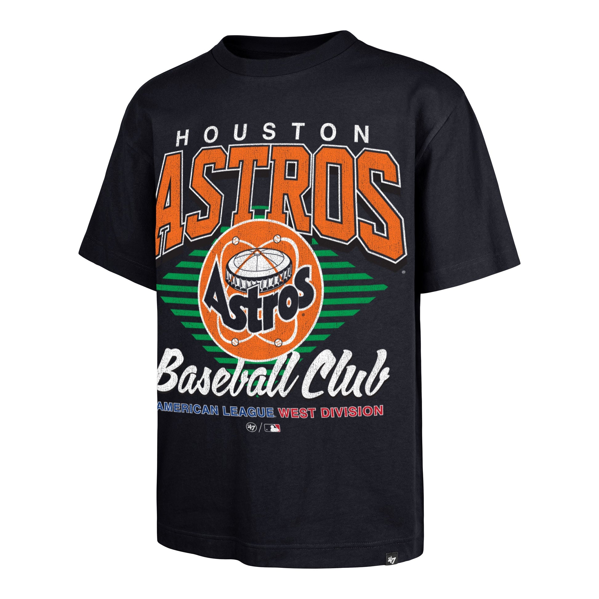 HOUSTON ASTROS COOPERSTOWN EXTENDED PLAY '47 FOUNDATION TEE NAVY