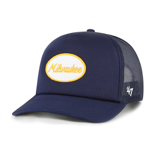 MILWAUKEE BREWERS COVERALL '47 HITCH FM NAVY