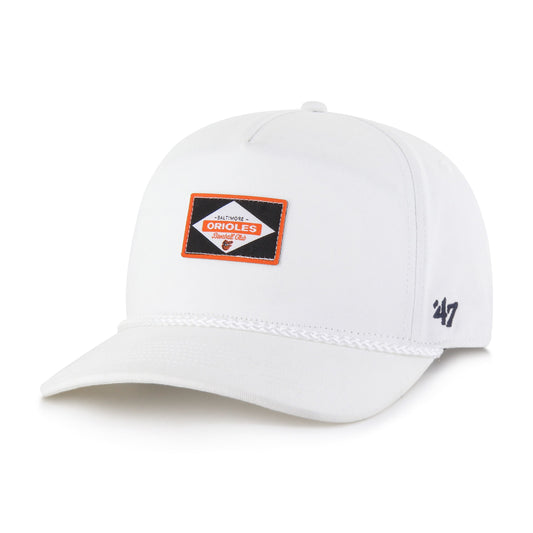 BALTIMORE ORIOLES MILKWOOD ROPE '47 HITCH WHITE