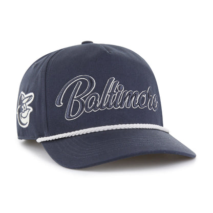BALTIMORE ORIOLES OVERHAND '47 HITCH VINTAGE NAVY