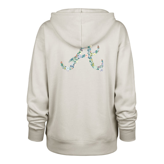 ATLANTA BRAVES FULL BLOOM '47 NAOMI HOOD WOMENS DUNE
