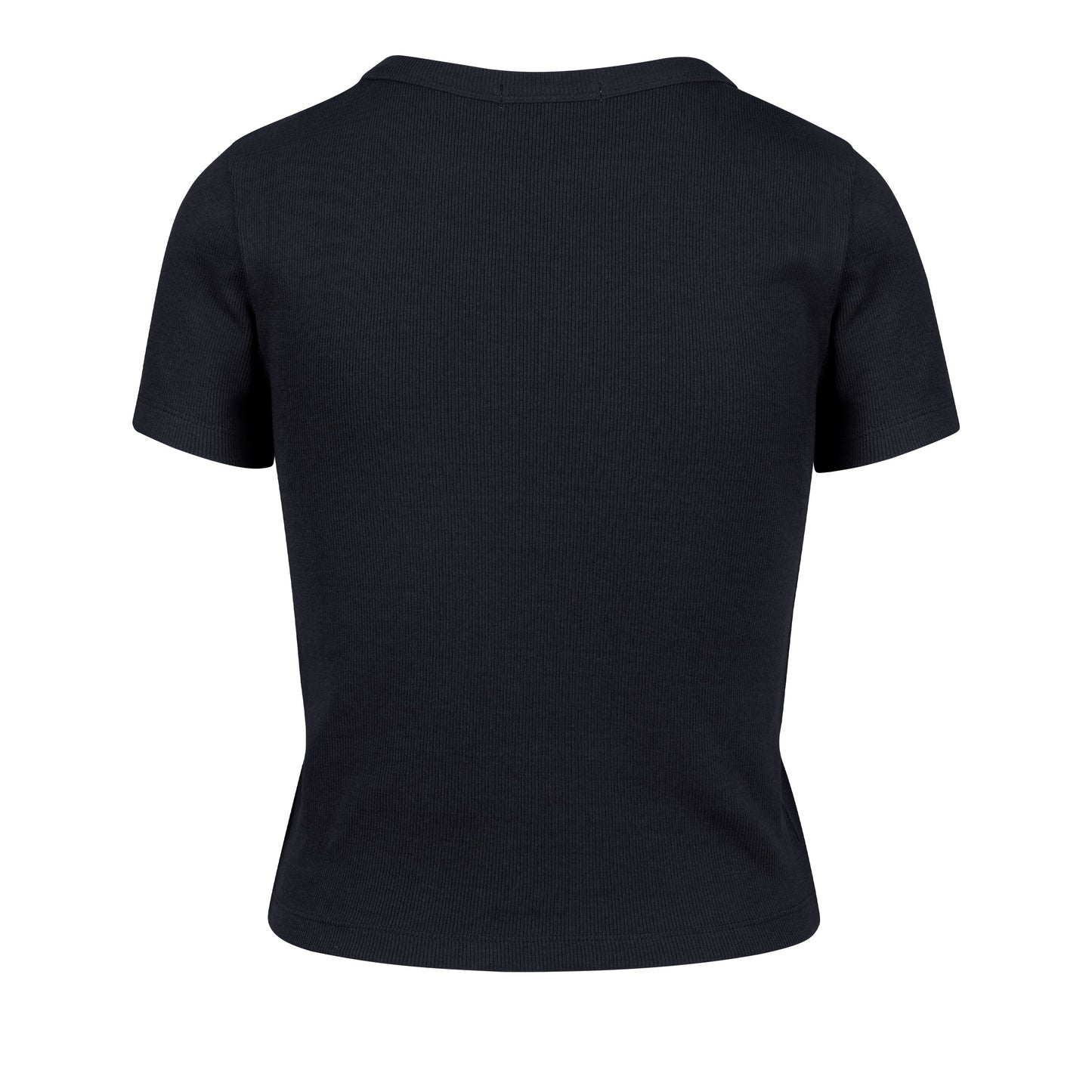 ATLANTA BRAVES MICRO EMB '47 BABY RIB TEE WOMENS NAVY