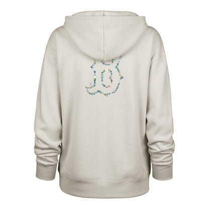 BOSTON RED SOX FULL BLOOM '47 NAOMI HOOD WOMENS DUNE
