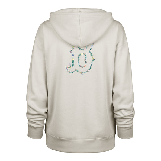BOSTON RED SOX FULL BLOOM '47 NAOMI HOOD WOMENS DUNE