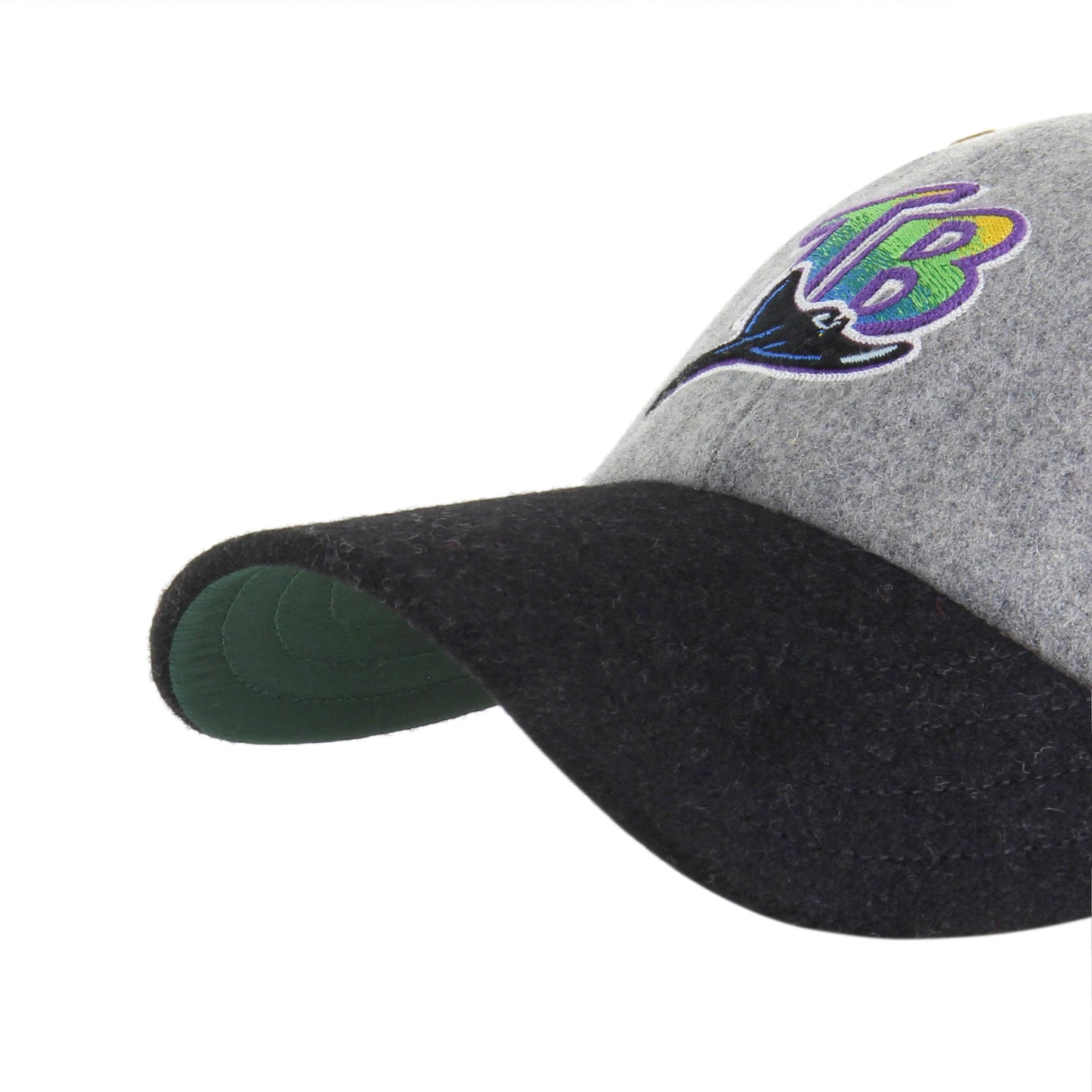TAMPA BAY RAYS COOPERSTOWN BROCKE '47 CLEAN UP GRAY
