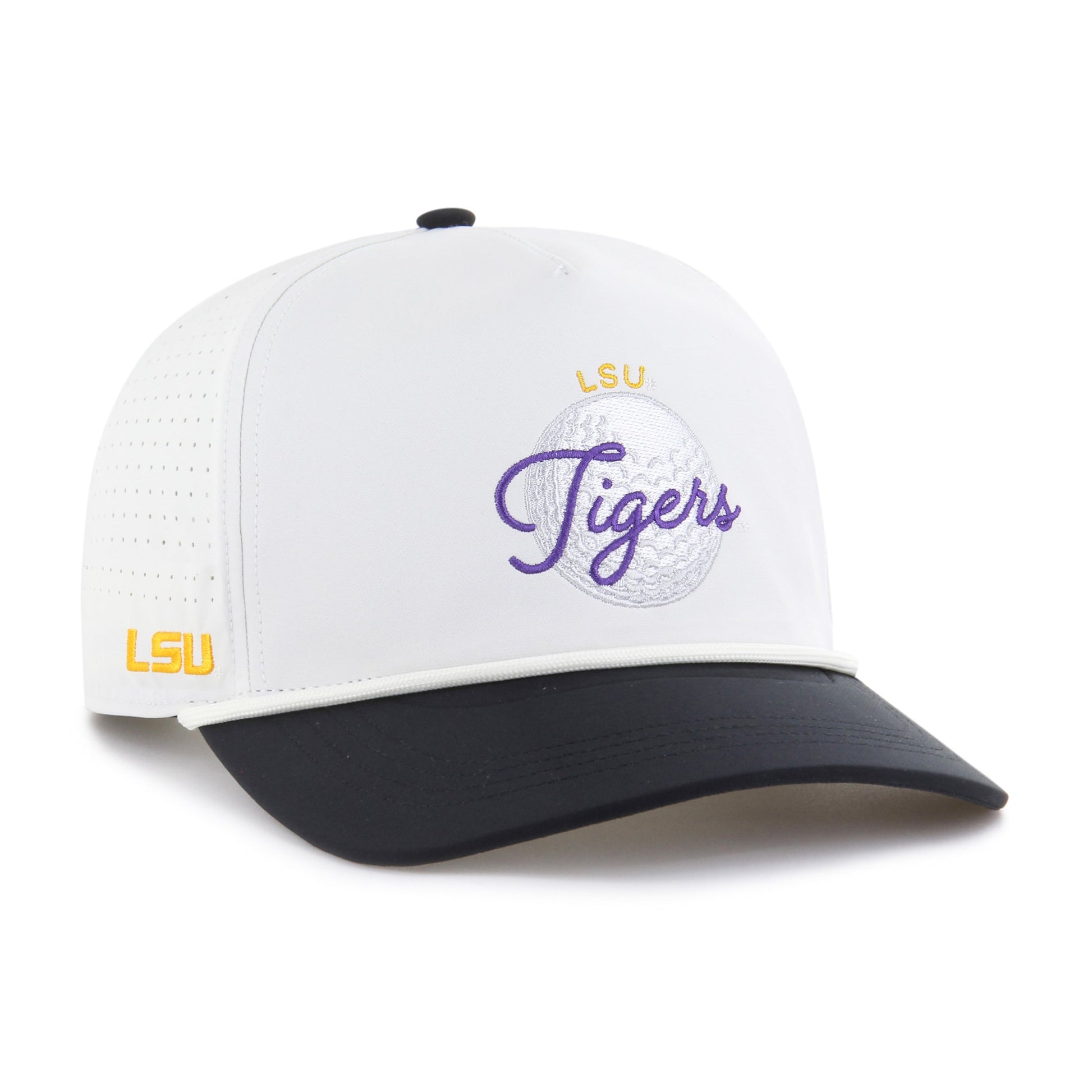LOUISIANA STATE TIGERS LSU GIMME ROPE '47 HITCH CHALK/BLACK