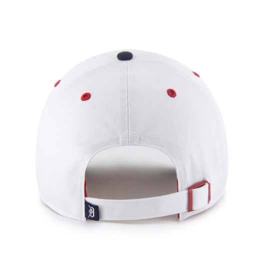 DETROIT TIGERS PATRIOTIC FLAG FILL '47 CLEAN UP WHITE