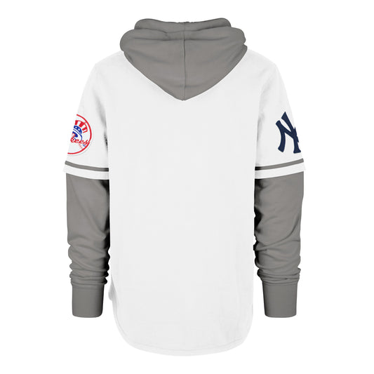 NEW YORK YANKEES TRIFECTA '47 SHORTSTOP PULLOVER WHITE WASH