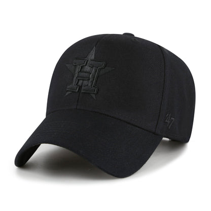 HOUSTON ASTROS COOPERSTOWN WORLD SERIES SURE SHOT SNAPBACK '47 MVP BLACK