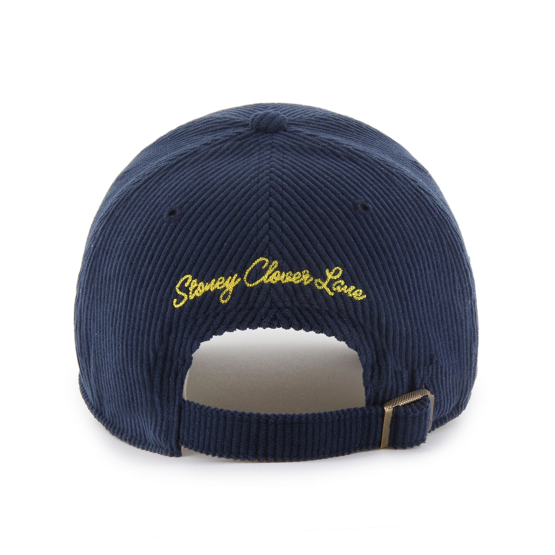 MICHIGAN WOLVERINES STONEY CLOVER LANE X '47 SQUIB CLEAN UP NAVY