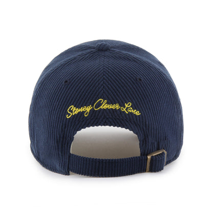 MICHIGAN WOLVERINES STONEY CLOVER LANE X '47 SQUIB CLEAN UP NAVY