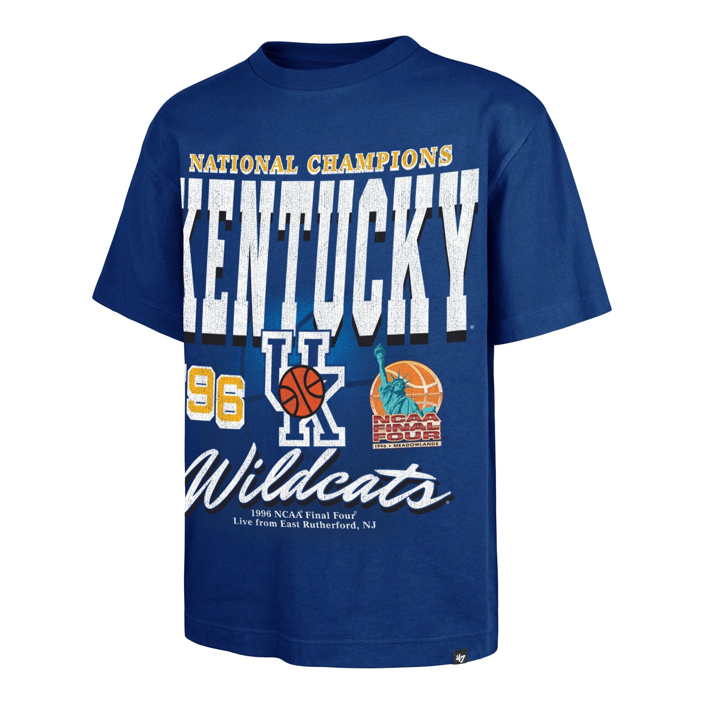 KENTUCKY WILDCATS RAH RAH '47 FOUNDATION TEE ROYAL