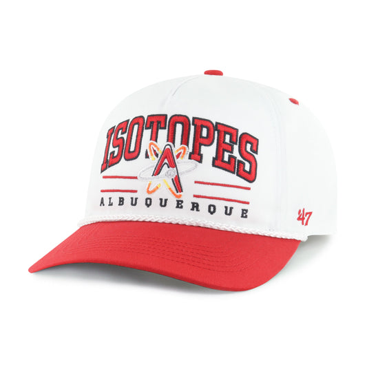 ALBUQUERQUE ISOTOPES ROSCOE ROPE TWO TONE '47 HITCH WHITE