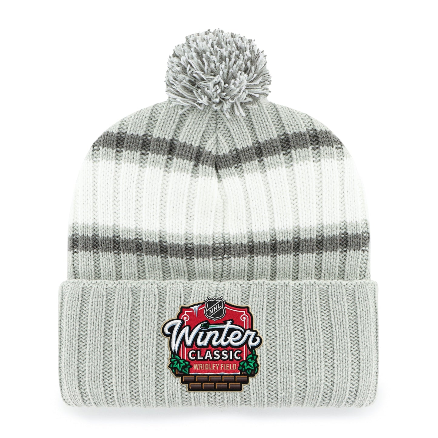 CHICAGO BLACKHAWKS WINTER CLASSIC PLATEAU '47 CUFF KNIT GRAY