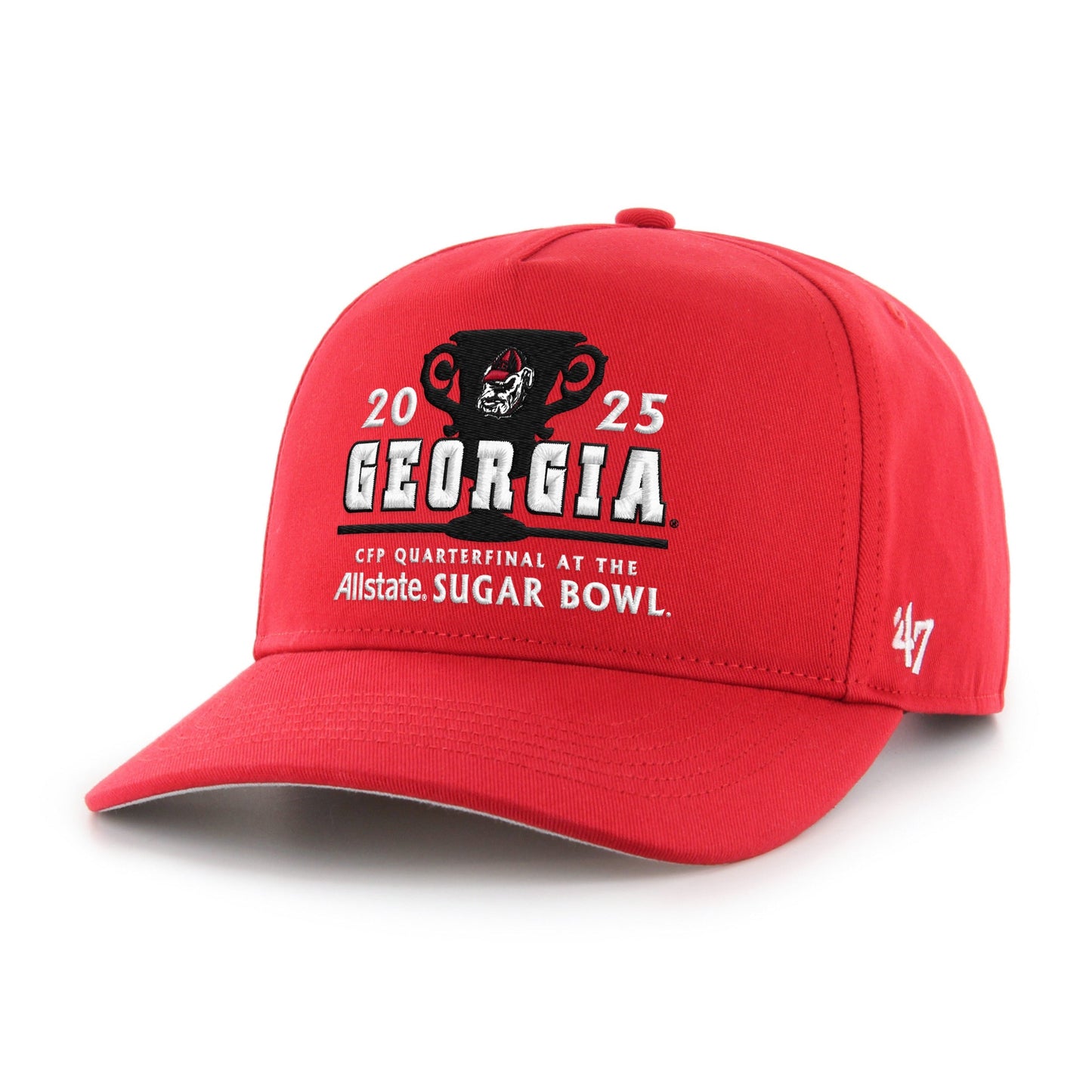 GEORGIA BULLDOGS SUGAR BOWL '47 HITCH RED