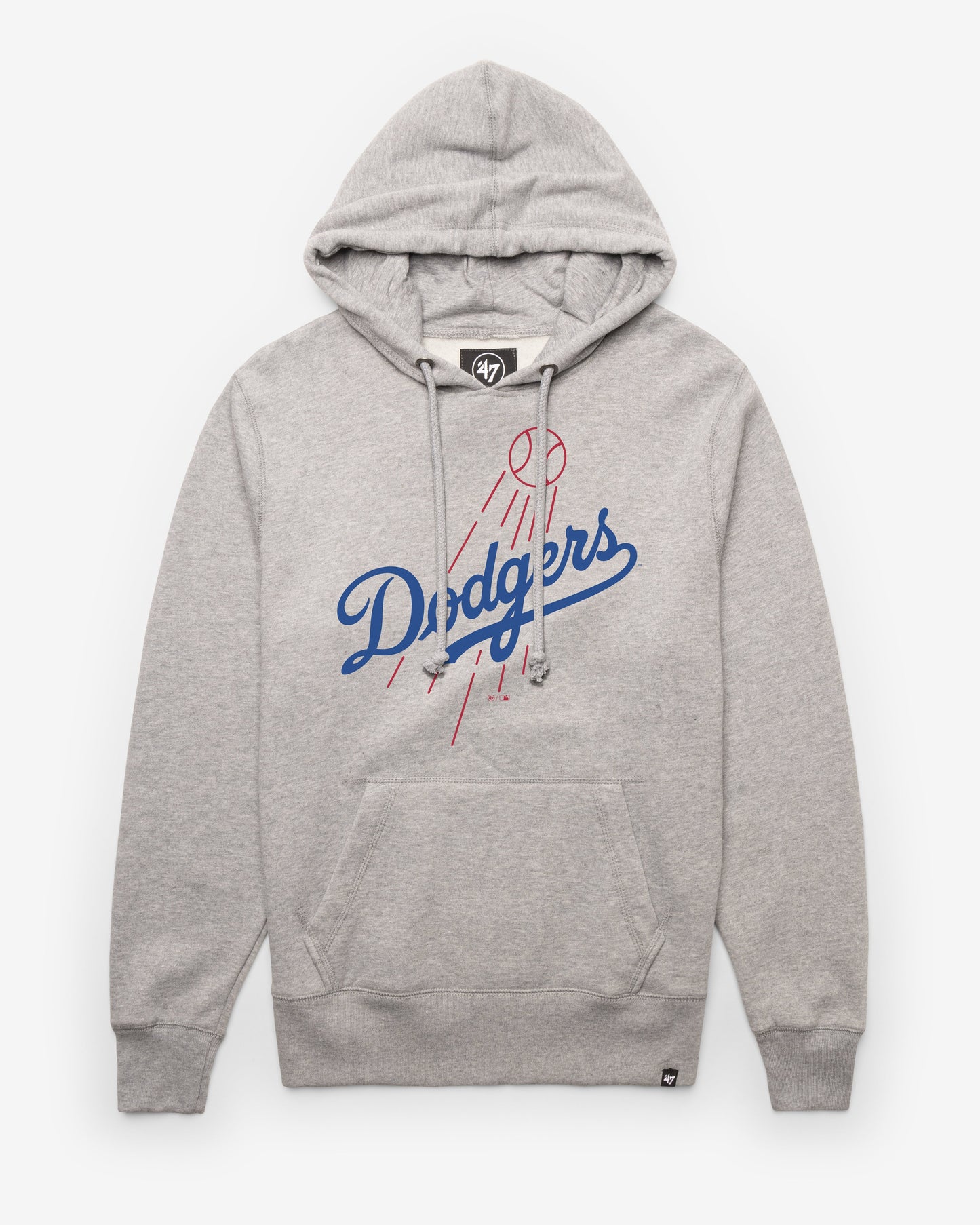 LOS ANGELES DODGERS COOPERSTOWN IMPRINT '47 HEADLINE HOOD SLATE GREY