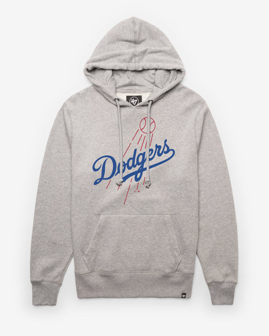 LOS ANGELES DODGERS COOPERSTOWN IMPRINT '47 HEADLINE HOOD SLATE GREY