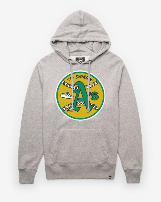 ATHLETICS BASEBALL COOPERSTOWN IMPRINT '47 HEADLINE HOOD SLATE GREY
