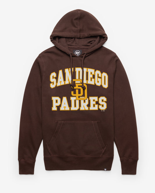 SAN DIEGO PADRES VELOCITY '47 HEADLINE HOOD BROWN