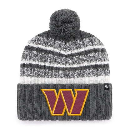 WASHINGTON COMMANDERS TAVERN '47 CUFF KNIT CHARCOAL