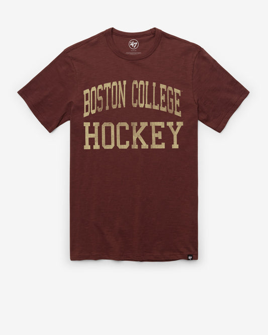 BOSTON COLLEGE EAGLES BC CLASSIC BLOCK '47 SCRUM TEE MAROON