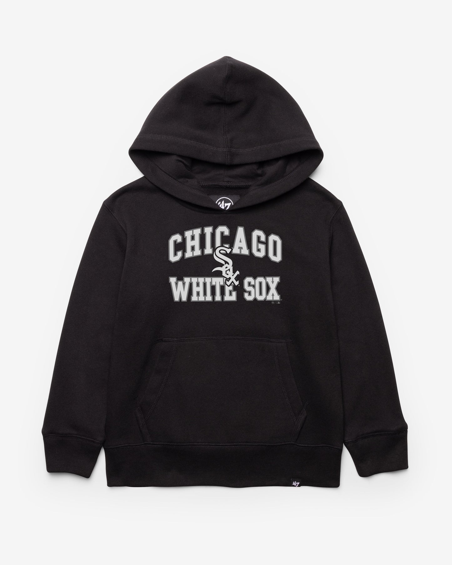 CHICAGO WHITE SOX VELOCITY '47 HEADLINE HOOD KIDS JET BLACK