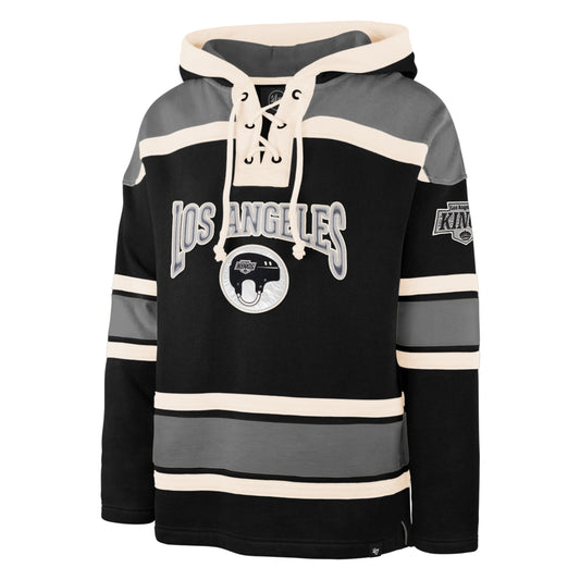 LOS ANGELES KINGS CHIN STRAP SUPERIOR '47 LACER HOOD JET BLACK