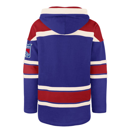 NEW YORK RANGERS CHIN STRAP SUPERIOR '47 LACER HOOD ROYAL